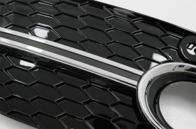 Grile Laterale compatibil cu Audi Q3 8U 2011-2014 RS Design Negru Crom - Img 8