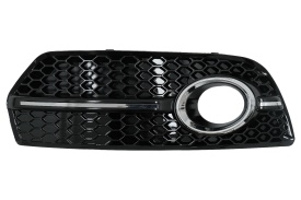 Grile Laterale compatibil cu Audi Q5 SUV 8R 2008-2011 RS Design Negru Lucios&Chrome - Img 6