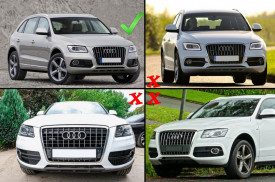 Grile Laterale compatibil cu Audi Q5 SUV 8R Facelift 2012-2016 RS Desing Negru Lucios - Img 6