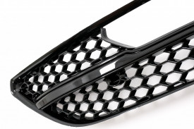 Grile Laterale Proiectoare compatibil cu Audi A3 8V 2013-2015 RS3 Design Negru Lucios - Img 5