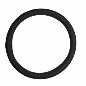 Husa volan piele perforata, culoare negru, diam. 38 cm - Img 2