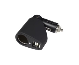 Incarcator adaptor auto splitter bricheta cu unghi reglabil cu 1 iesire bricheta + 2 USB 2.1A 1351 - Img 3