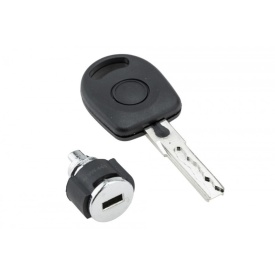 Incuietoare butuc broasca si set chei compatibil VW Golf 4 IV 1997-2005, Bora 1998-2005, Passat B5 1996-2004, Passat B6 2005-2010