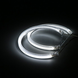 Kit Angel Eyes CCFL compatibil cu BMW seria 1 E87 2004-2011, 2x101mm + 2x124mm - Img 3