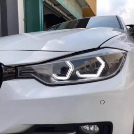 Kit Angel Eyes Iconic M4 Style compatibil cu BMW Seria 3 F30 2011-2018, Seria 4 F32 2013-2018 - Img 2