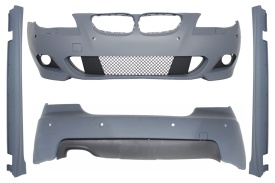 Kit Exterior compatibil cu BMW Seria 5 E60 LCI 2007-2010 M-Technik Design cu PDC 18 cm - Img 1
