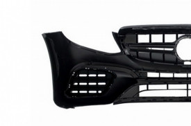 Kit Exterior compatibil cu Mercedes E-Class W213 2016-2019 E63 Design Ornamente Tobe Negre - Img 5