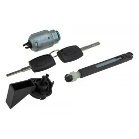Kit reparatie incuietoare broasca capota motor compatibil cu Ford Focus II 2004-2011 cu 2 chei - Img 2