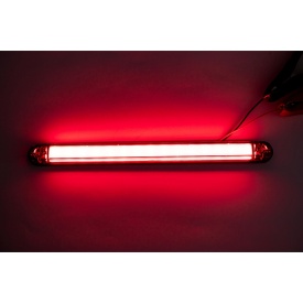 Lampa auto Gabarit cu LED, Neon Efect, cu 12 LED-uri, Rosu, 12-24V, lungime 24cm - Img 2