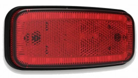 Lampa gabarit 125x60, 24 LED-uri, rosie, Fristom