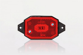 Lampa gabarit 63x42, LED, rosie, cu suport 2 urechi, FT-001-C3 Fristom