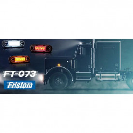 Lampa gabarit, 84x27, LED, slim, galbena, FT-073Z Fristom - Img 2