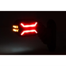Lampa gabarit cu brat oblic 45°, 135mm, 16LED-uri, 3 functii, stanga, Dragon, LD3063 Horpol - Img 2