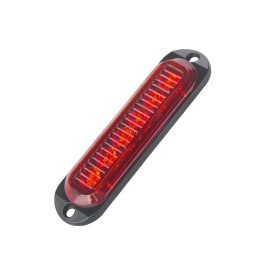 Lampa gabarit, LED, 12V-24V, pentru camioane, furgonete, autocare, caravane, platforme și vehicule de camping, roșu, 112 x 28 mm