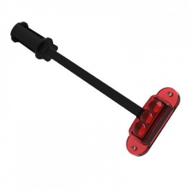 Lampa gabarit, LED, rosie, FT-090C Fristom - Img 1