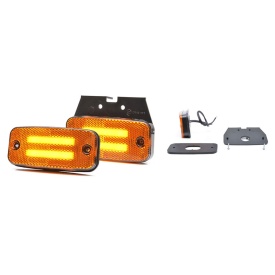 Lampa gabarit, Lumina de clarificare, LED neon, Portocaliu, 12-24V, WAS Polonia 1138 W158 - Img 2