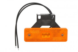 Lampa gabarit, lumina de clarificare, LED, Portocaliu, 12-24V, WAS Polonia 217Z W44 - Img 2