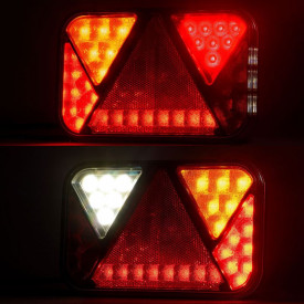 Lampa spate 200x130, LED, 5 functii, cu mers inapoi, FT-270 Fristom - Img 3