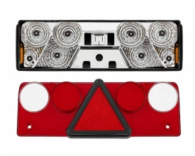 Lampa spate camion, universala, 8 functii, cu cabluri, partea stanga - Img 3