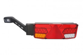 Lampa spate stanga LED, 12/24V, cu 7 functii, cu lampa de gabarit inclusa, WAS