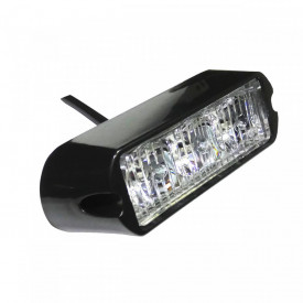 Lampa stroboscopica galbena, 3 LED, 1.5 W, 12-24 V