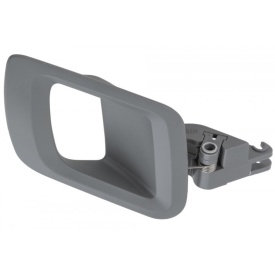 Maner interior deschidere usa dreapta fata si spate compatibil Skoda Fabia II 2007-2014, Roomster 2006-2015 culoare argintiu