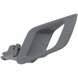 Maner interior deschidere usa stanga fata si spate compatibil Skoda Fabia II 2007-2014, Roomster 2006-2015 culoare argintiu