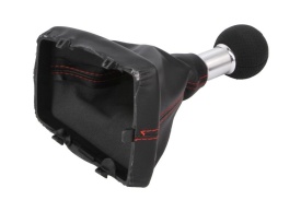 Manson schimbator compatibil AUDI A4 B6 B7 2002-2008 cu 6 viteze, cusatura rosie - Img 2