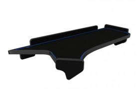 Masa bord camion compatibil cu Iveco Stralis Hi-Way, Mocheta margine albastru - Img 1
