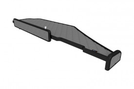 Masa bord camion cu led compatibil cu Mercedes Actros MP4 2011-2019, Piele ecologica gri - Img 2