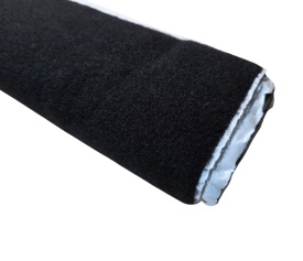 Material mocheta tapiterie autoadeziva, culoare neagra, dimensiune 1500x700 mm, grosime 3 mm - Img 2