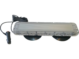 Mini Rampa Girofar lungime 40 cm, LED, cu magnet, 32 W, 12-24V culoare portocalie - Img 2