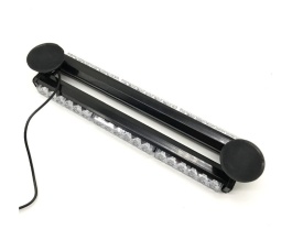 Mini Rampa Girofar lungime 46 cm, LED, cu magnet, culoare portocalie - Img 4