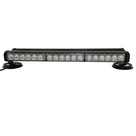 Mini Rampa Girofar lungime 46 cm, LED, cu magnet, culoare portocalie - Img 1