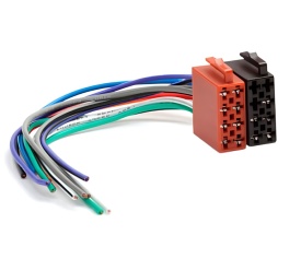 Mufa cablu universal adaptor radio auto ISO mufa Euro tata cu fire libere 13 pini