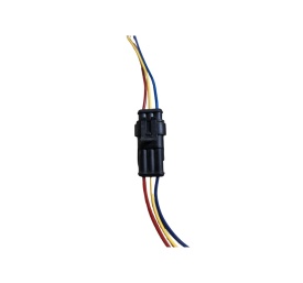 Mufa conector cu fir mama tata impermeabila din seria AMP Superseal 1.5 cu sistem de blocare - Img 2