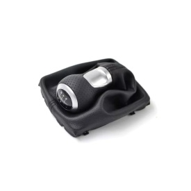 Nuca schimbator cu manson piele ecologica compatibil cu Audi A4 S4 2002-2008 cu 3 adaptoare 5R, R5, R6  - Img 5