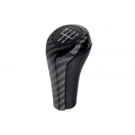 Nuca schimbator de viteze compatibil cu BMW Seria 3 E46, E90 E91, E92 1998-2012, Seria 5 E60 E61 2003-2010, X1 E84, X3 E83 2004-2010, X5 E70 2006-2013, 5 trepte, culoare carbon