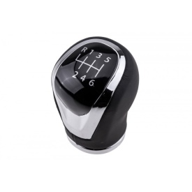 Nuca schimbator de viteze compatibil cu Nissan Qashqai 2011-2021, X-Trail III 2014->, 6 trepte, culoare negru cu crom