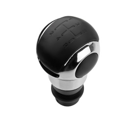 Nuca schimbator de viteze compatibil cu Peugeot 208 II 2019->, 5 trepte, culoare crom cu negru