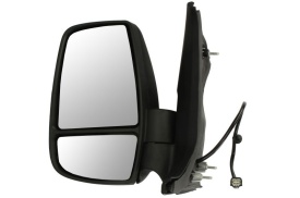 Oglinda retovizoare completa, (electric, convexa, incalzita, crom, pliabil electric) parte montare STANGA compatibil cu FORD TRANSIT 2013-2018