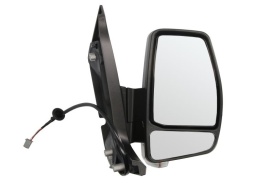 Oglinda retovizoare completa, (electric, convexa, incalzita, crom, captuseala) parte montare STANGA compatibil cu FORD TRANSIT CUSTOM 2012-2017