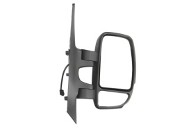 Oglinda retovizoare completa, (manual, convexa, crom) parte montare DREAPTA compatibil cu RENAULT MASTER 2010-> - Img 2
