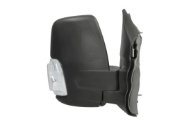Oglinda retovizoare completa, (manual, convexa, crom) parte montare DREAPTA compatibil cu FORD TRANSIT 2013-2018 - Img 2
