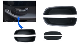 Ornament Depozitare Usi spate compatibile cu Mercedes C-Class W205 S205 2014-2018 GLC X253 2015-2018 - Img 1