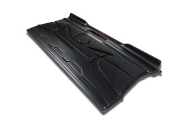 Ornament protectie capac bena compatibil Ssangyong Musso 2018->, negru mat - Img 2