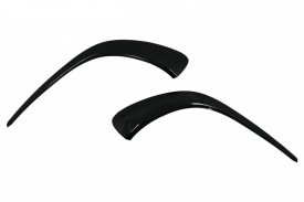 Ornamente bara fata flapsuri compatibil cu Mercedes CLA C118 X118 2019-> Negru Lucios - Img 2