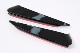 Ornamente bara Spate flapsuri compatibil cu Mercedes C Class W205 2014-2020 Negru Lucios - Img 6