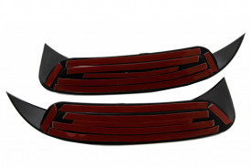 Ornamente bara spate flapsuri compatibil cu MERCEDES GLA X156 GLA250 GLA45 2014-> Negre - Img 5