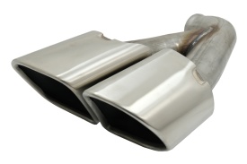 Ornamente Duble Evacuare compatibil cu Porsche Cayenne 92A Facelift 2014-2017 Turbo Design - Img 6